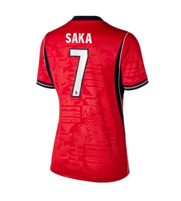 England Bukayo Saka #7 Replika Bortatröja Damer VM 2026 Kortärmad